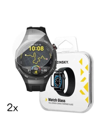Wozinsky Full Glue Tempered Glass for Huawei Watch GT 5 / GT 5 Pro / GT 4 / GT 4 Pro / GT 3 / GT 3 Pro 42mm 2 pcs