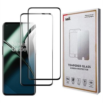 Saii 3D Premium OnePlus 11 Beskyttelsesglass 2 Stk.