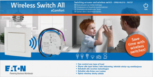xComfort Wireless Switch All Startpakke CPAD-00/212 - 4560760 xComfort Wireless Switch All Startpakke CPAD-00/212 - 4560760
