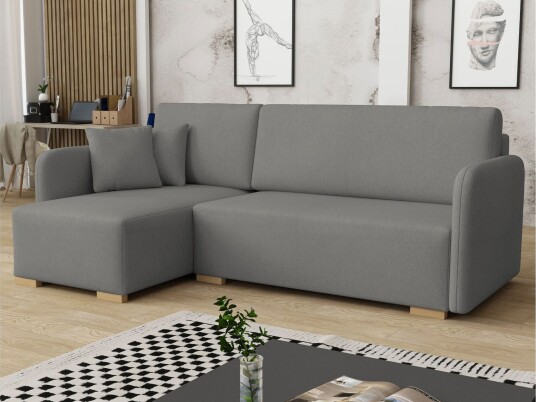 Amelus Sovesofa Med 4 Seters Divan   Grå