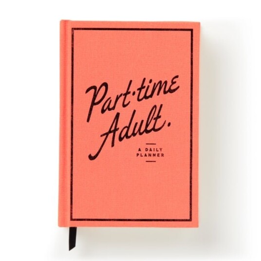Part Time Adult Undated Daily Planner