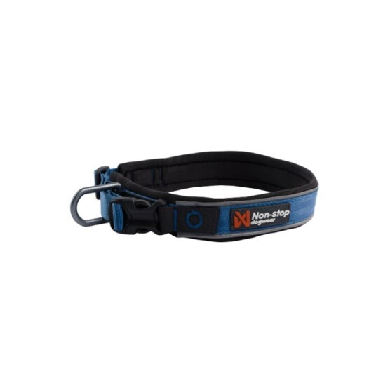 Non-Stop Dogwear Roam Collar Polstret Hundehalsbånd Small Blå