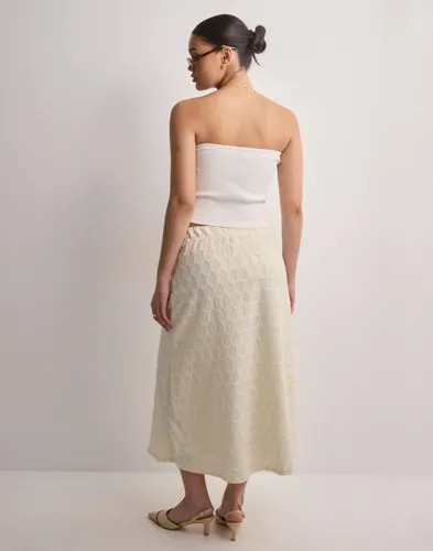 OBJECT Beige Objfeodora Midi Skirt Div