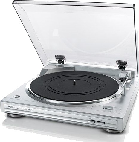 Denon DP-29F Helautonatisk Platespiller Sølv med RIAA-forsterker Denon DP-29F Helautonatisk Platespiller Sølv med RIAA-forsterker