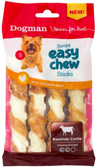 Dogman Easy Chew Sticks Med Kylling Dogman Easy Chew Sticks Med Kylling
