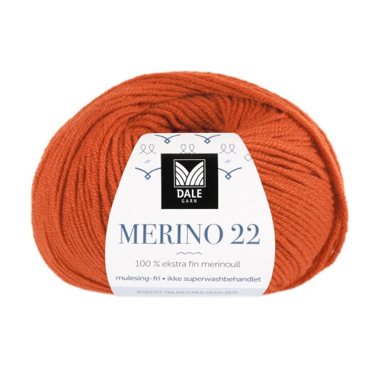 Dale Garn Dale Merino 22 2035 Oransje