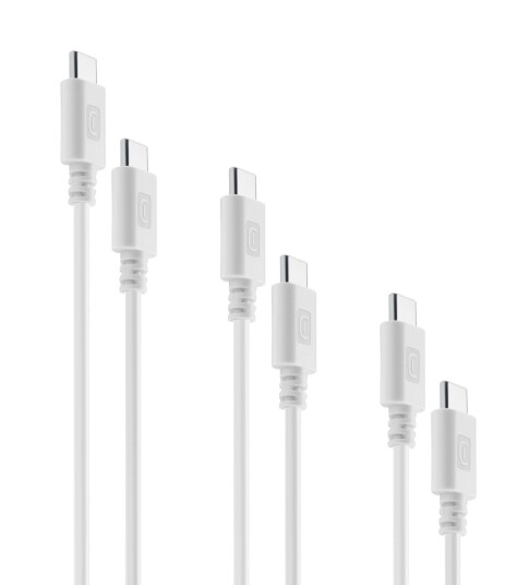 CellularLine Multipack Ladekabel USB-C til USB-C CellularLine Multipack Ladekabel USB-C til USB-C