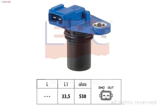 Sensor, kamakselposisjon EPS 1.953.302