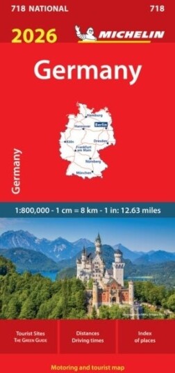 Germany 2026 - Michelin National Map 718 Germany 2026 - Michelin National Map 718