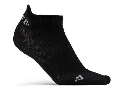 CRAFT Cool Shaftless 2-Pack Sock Black Tynn Lettvektssokk 46/48