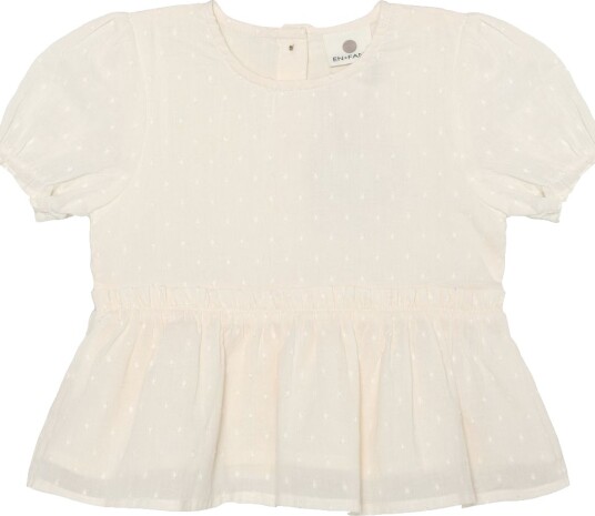 En Fant Top Ss Dobby   Cream   134