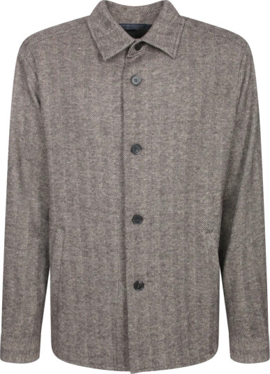 Harris Wharf London Herre Skjorter Beige M, Harris Wharf London Herre Skjorter Beige M,
