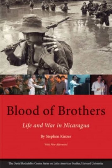 Blood Of Brothers Av Stephen Kinzer