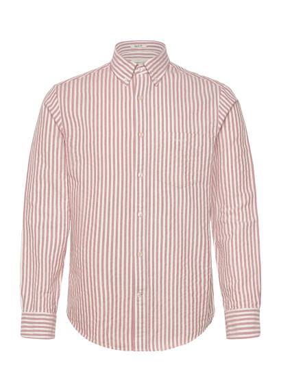 GANT Reg Texture Stripe Shirt Cream XXXL