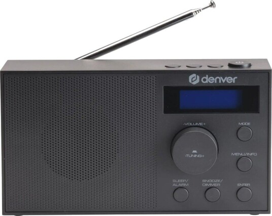 Denver DAB-51B DAB+ Bordradio med Vækkefunksjon Svart