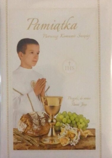 Panorama Ksiazeczka Glitter A5 Komunia Mønster Nr. 014