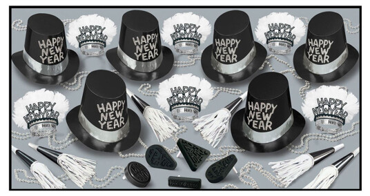 360 Degrees Ltd Nyttårs-kit Happy New Year Tuxedo Nite