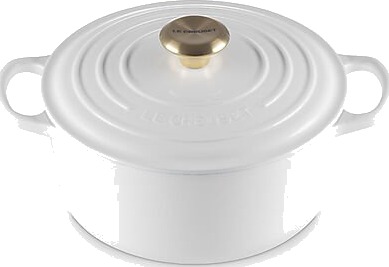 Le creuset signature støpejernsgryte rund 24cm 4,2l white