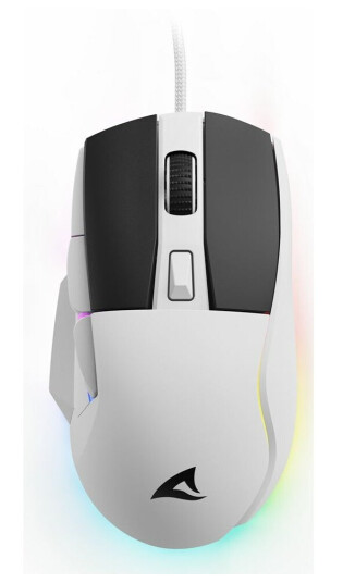 Sharkoon Skiller SGM35 Optisk Trackball Mus Kablet Hvit med 6 Knapper