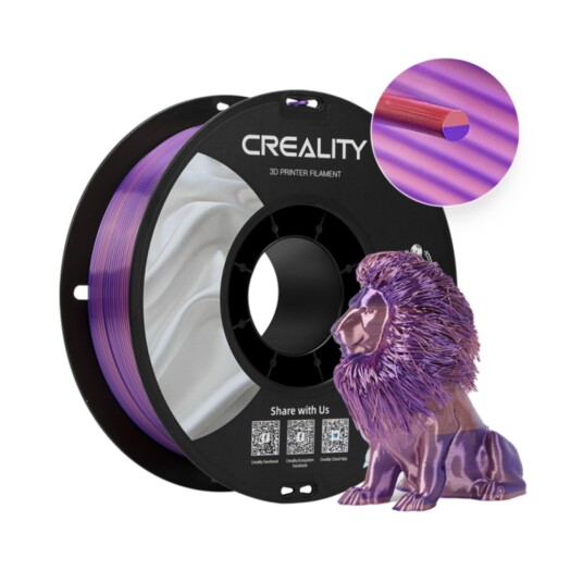 Creality CR PLA Silk 1.75mm 1kg Rosa/Lilla Creality CR PLA Silk 1.75mm 1kg Rosa/Lilla