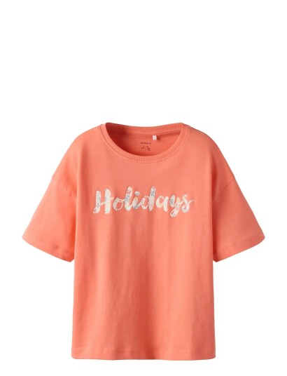 Name It Nkfvonaya Ss Rlx Top Noos Coral 116