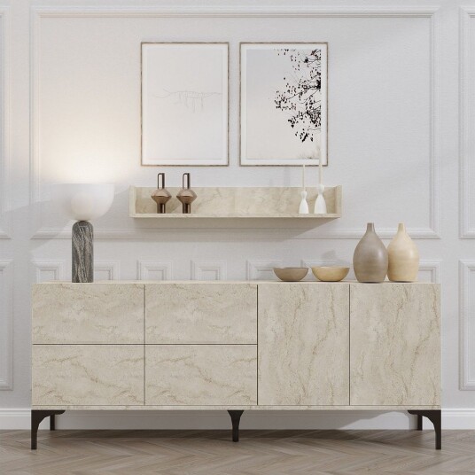 Cerreta Konsollbord 180 cm - Beige