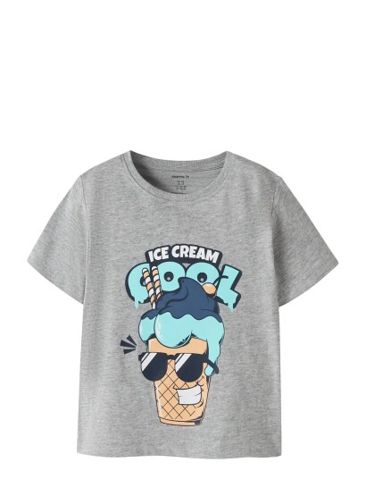 Name It Nmmvagno Ss Loose Top Grey 98 Name It Nmmvagno Ss Loose Top Grey 98