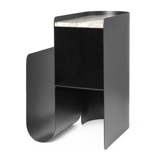 ferm LIVING Vault sidebord 40,2 x 33,4 x 50 cm Black ferm LIVING Vault sidebord 40,2 x 33,4 x 50 cm Black