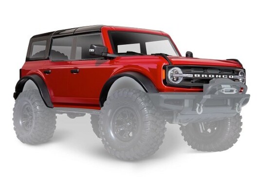 Traxxas 9211R Body Ford Bronco 2021 Red Complete