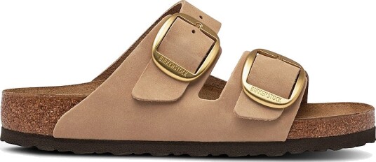 Birkenstock Sandaler Arizona Big Buckle Lenb Sandcastle Beige