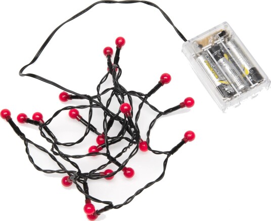 Konstsmide 1491-557 Lysslynge Røde LED 20 Lamper Konstsmide 1491-557 Lysslynge Røde LED 20 Lamper