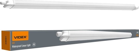 Videx 120cm 40W komplett LED armatur gjennomgangskoblet IP65 5000K Kulør : Nøytral Videx 120cm 40W komplett LED armatur gjennomgangskoblet IP65 5000K Kulør : Nøytral