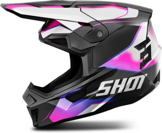 Shot Race Gear Crosshjelm Shot Lite Astral Blå-Rosa Matt Shot Race Gear Crosshjelm Shot Lite Astral Blå-Rosa Matt