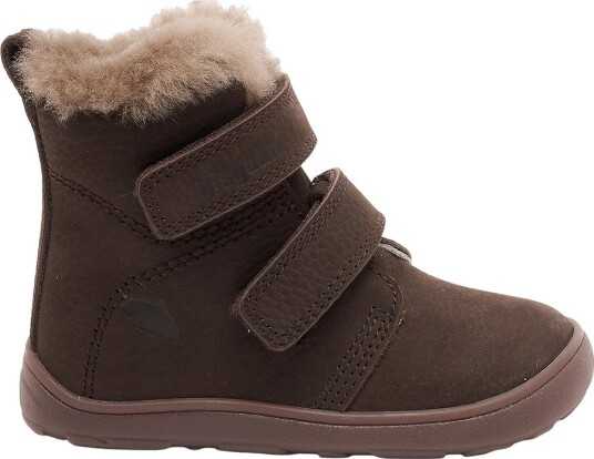 Bisgaard Vintersko Emil Lam Barfot Dark Brown Bisgaard 27 Vinterstøvler Brun
