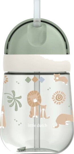 Little Dutch X Mepal Kopp M. Sugerør 300 ml Safari Friends