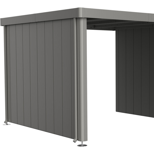 BIOHORT SIDEVEGG FOR SIDETAK FOR REDSKAPSBOD NEO 3A/3B/3C/3D KVARTSGRÅ METALLIC BIOHORT SIDEVEGG FOR SIDETAK FOR REDSKAPSBOD NEO 3A/3B/3C/3D KVARTSGRÅ METALLIC