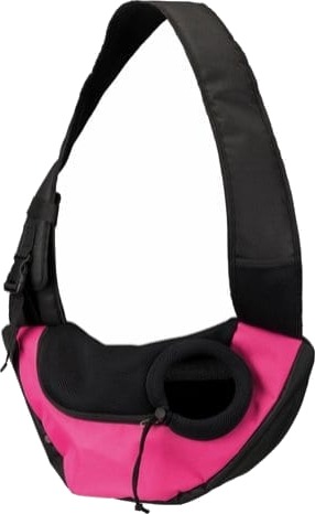 Trixie Sling Bæreveske Front til hund og katt, Rosa 50x25x18cm