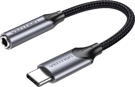 Vention Bgmha Usb-C Male To 3.5Mm Jack 0.1M Adapter (Pilka)