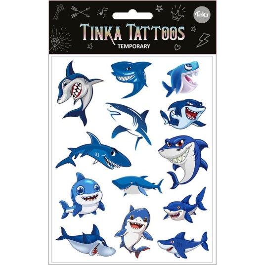 Tinka Tattoo Midlertidig Tatoveringer Hai