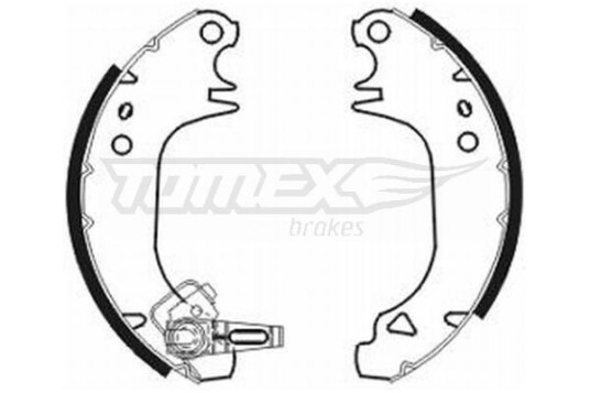 Bremsesko sett TOMEX Brakes TX 20 80