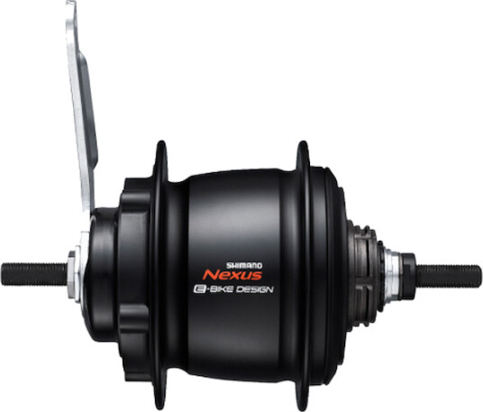Shimano nexus baknav med 5 gear 187mm aksel til 36 eiker sort SG-C7002-5CD med fotbremse