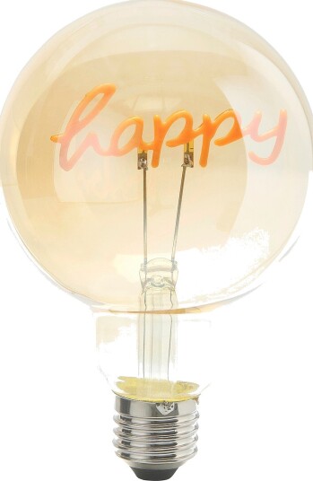 Ellos Home Lyskilde Happy G95 LED Orange Ellos Home Lyskilde Happy G95 LED Orange
