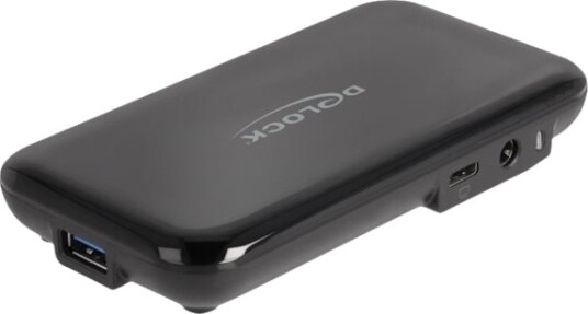 Delock 7-Porter Usb 3.2 Gen 2-Hub Med 4 Usb Type-AOg 3 Usb Type-C-Porter