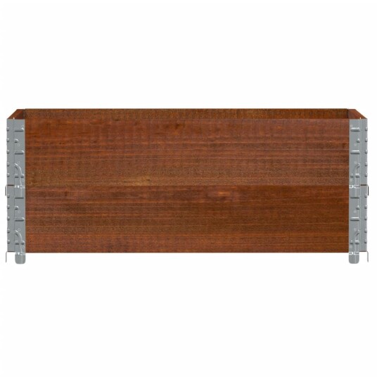  Plantekasse brun 100x50 cm heltre furu