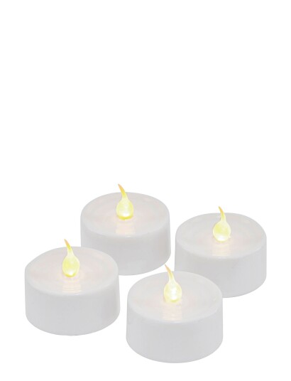 Sirius Home Lone Battery Light, 4 Pcs Set - White - ONE SIZE