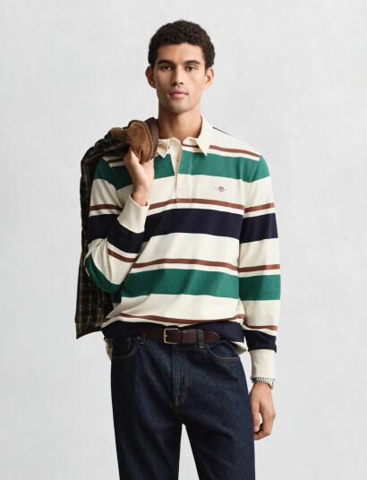 GANT Striped Heavy Rugger - Multi/patterned - XXL