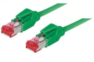Patchkabel S/Ftp Pimf Cat 6 Grønn 1,5 M Halogenfri Med Draka-Kabel Og Hirose-Plugger Tm21 (Tidligere Kalt S/Stp) (718015G)