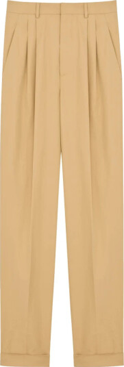 Saint Laurent Herre Bukser Beige L,