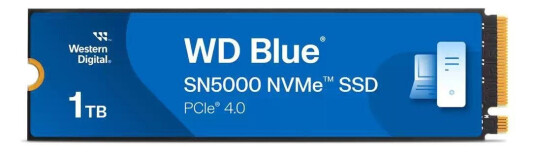 WD 1TB WD BLUE SN5000 NVME SSD PCIE GEN 4.0 UP TO 5150 MB/S RS INT WD 1TB WD BLUE SN5000 NVME SSD PCIE GEN 4.0 UP TO 5150 MB/S RS INT
