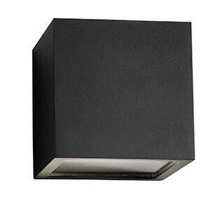 Light-Point - Cube LED 3000K Utendørs Vegglampe Down Svart